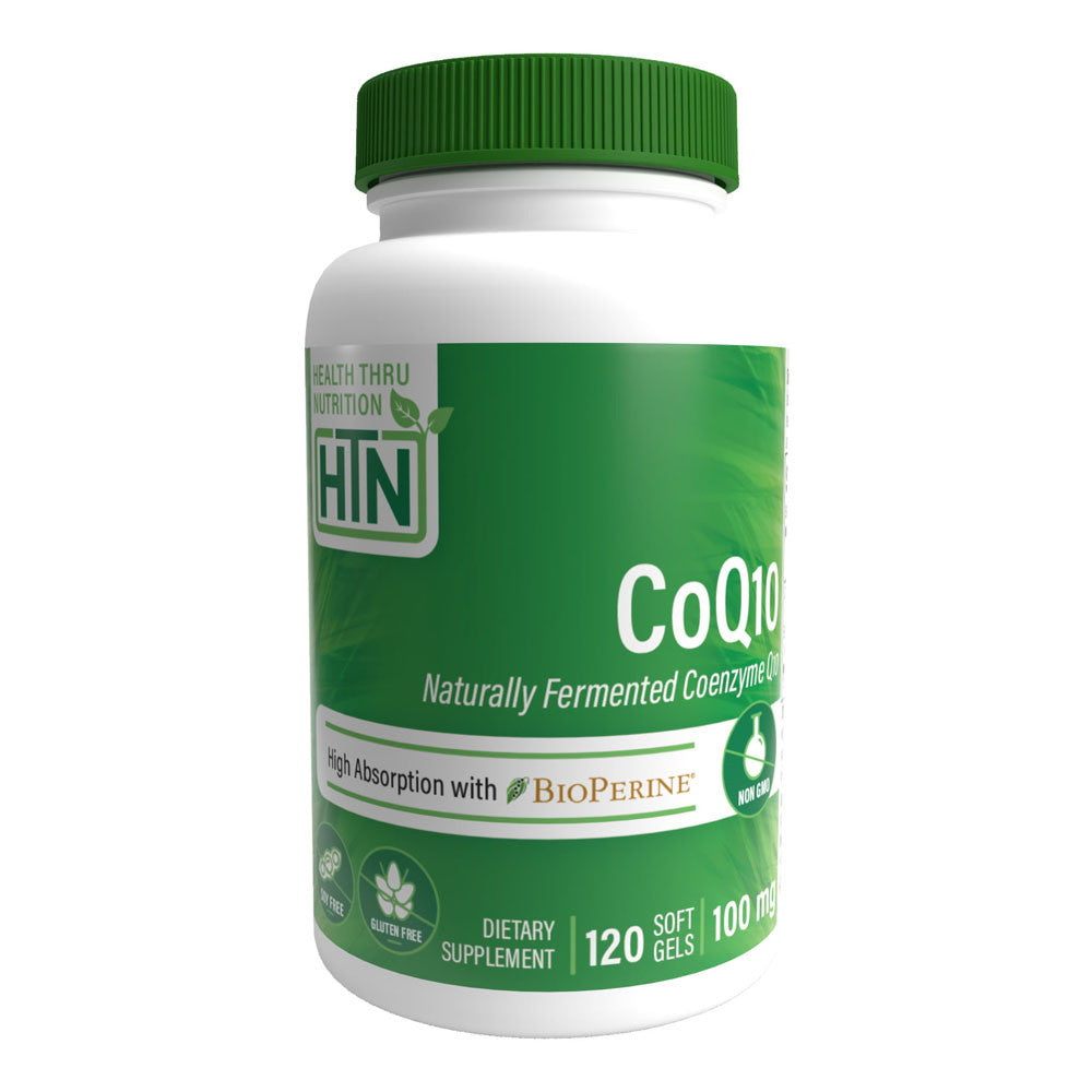 Health Thru Nutrition CoQ 10 100Mg With BioPerine Heart Health And Energy Support, 120 Ea